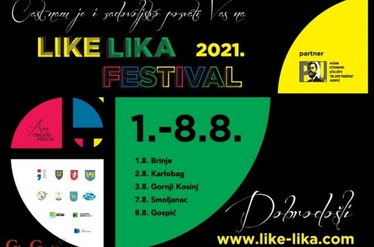 Like Lika Festival – 1. do 8. kolovoza
